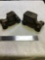 vintage, two piece, metal, savings bank car banks