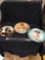 Three piece collector plates one is Betsy peace