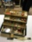 vintage tacklebox full of tackle