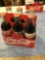 vintage six piece Coca-Cola bottles with carrying case, miscellaneous advertisements