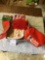 3pc. never used to Christmas stockings and beverage cooler