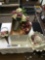 large box of miscellaneous flower arrangements