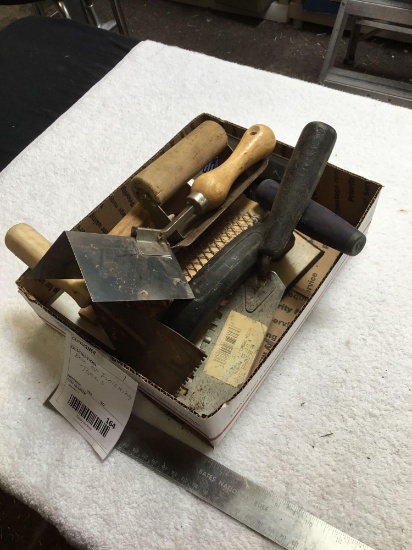 box of finishing tools