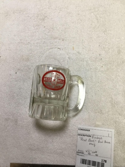 vintage Reed bell root beer mug