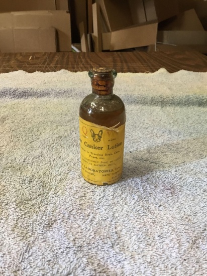 vintage Vet med ear lotion