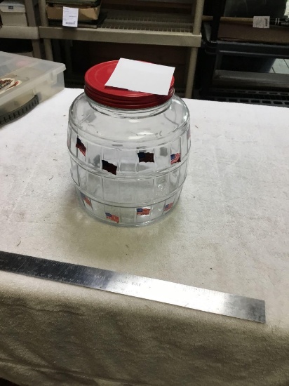 decorate a jar with lid for cookies