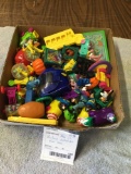 box of vintage collectible kid toys