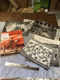 vintage school, classroom pictures, and other items Native American