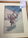 vintage cream of wheat advertising print framed