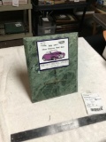 vintage car show awards clock, July 1991