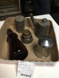 box of miscellaneous collectibles