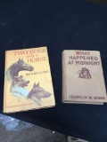 vintage, two piece books