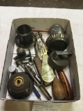 box of miscellaneous collectibles