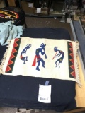 small rug with Native American design
