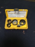 DISSTON hole saw set in case