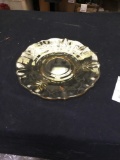 1930s/40s depression, serving platter, yellow