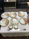 Group of miscellaneous fine China plates and cups different makers Bavaria, Nippon?
