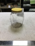 vintage glass, coffee jar