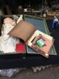 vintage doll from Germany in case with immigration papers