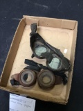 pair of steam punk goggles