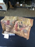 antique wall hanging tapestry