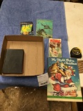box of vintage books