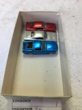three pc Jada diecast toy cars