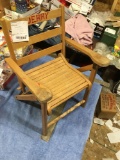 wooden child?s chair