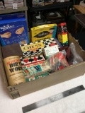 box of vintage games