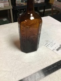 vintage a girl car spirits bottle