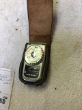 vintage sekonic photo light meter in case