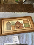 Frame country picture with saying