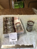 vintage six piece, Coca-Cola, drinking glasses, Tiffany style