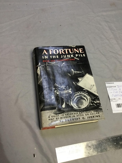 Book titled of fortune in the June junkpile copyright, 1963