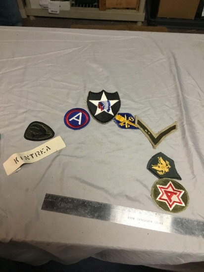 vintage 7pc. lot military patches