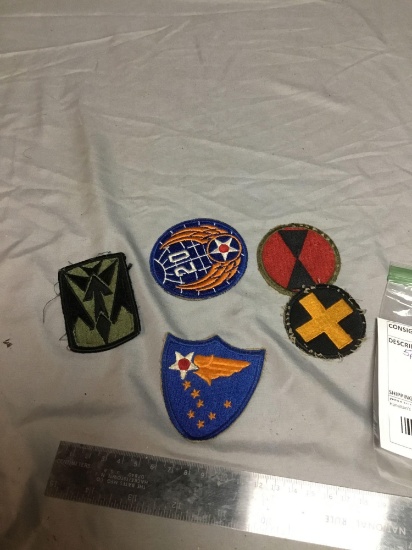 five piece military patches