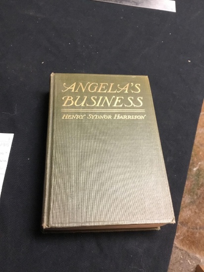 vintage 1915, hardback book Angela?s business by Henry Harrison