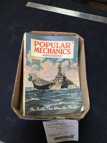 1945 Poplar mechanics, magazine
