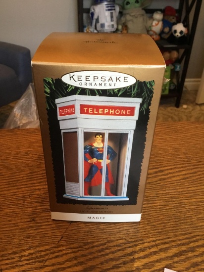 Hallmark keepsake, ornament, superman light in motion, new in box