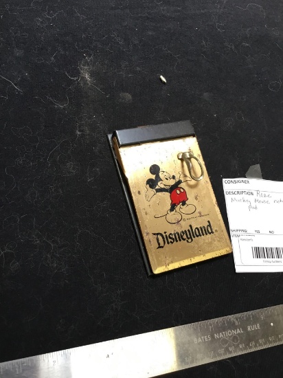rare Mickey Mouse notepad