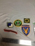five piece military patches