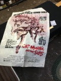vintage 1976 movie poster titled cat MURKIL in the silks