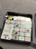 poker keno car game in metal container