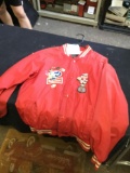 rare 1960s vintage car jacket with old school patches and pins