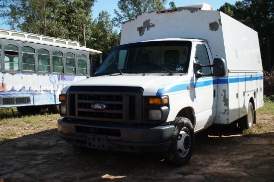 2009 FORD E350 CUTAWAY VAN TRUCK
