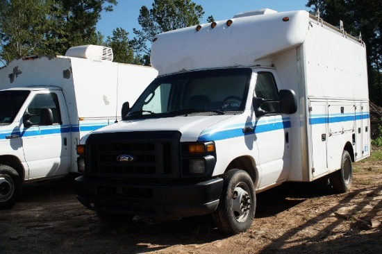 2008 FORD E350 CUTAWAY VAN TRUCK