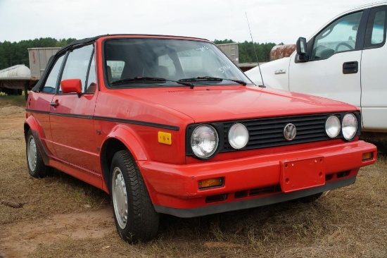 1992 VOLKSWAGON CABRIOLET 2DR CONVERTIBLE