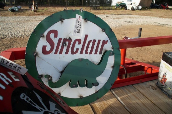 ROUND SINCLAIR SIGN