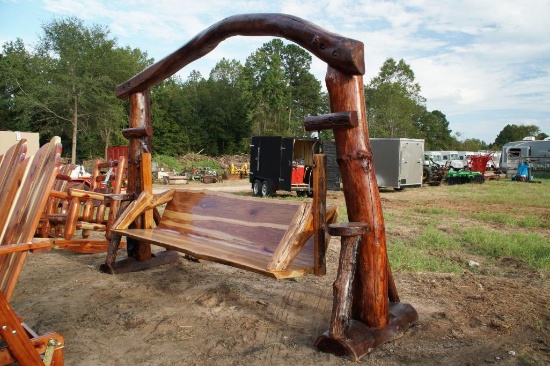 TEAKWOOD SWING LOG ON TOP
