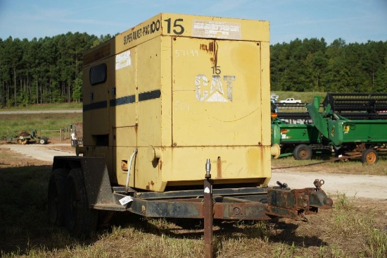 CATERPILLAR GENERATOR 9KW W/ TRAILER